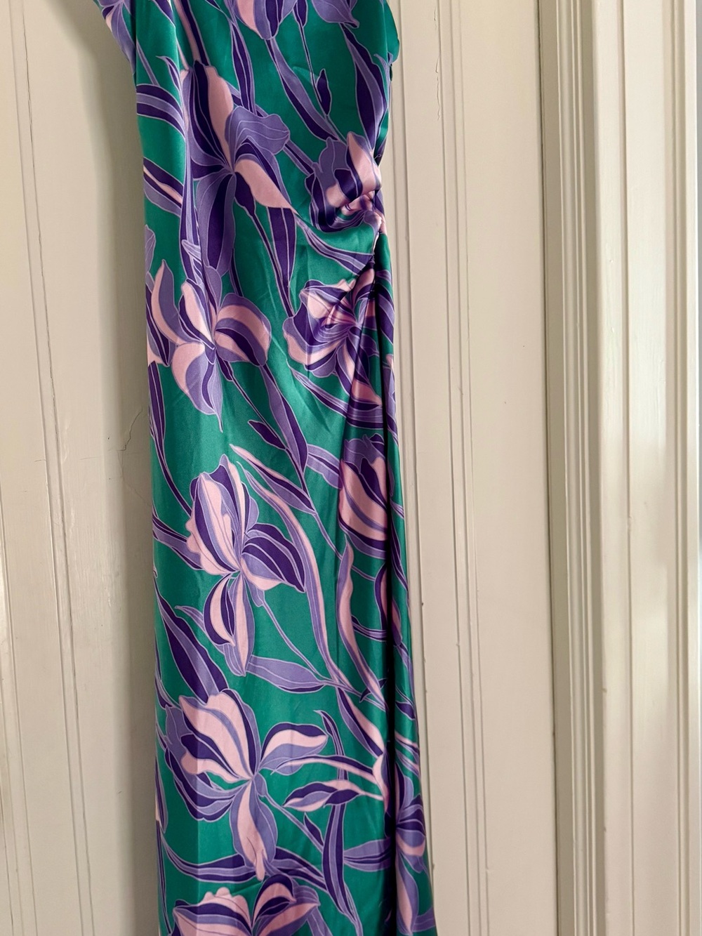 House of Harlow 1960 Floral Satin Maxi Dress M